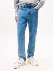 TOMMY JEANS Dżinsy "Isaac" - Regular fit - w kolorze niebieskim rozmiar: W32/L34. Niebieskie jeansy męskie Tommy Jeans. Za 213.18 zł.