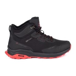 Vico Czarno-czerwone męskie buty trekkingowe czarne. Czarne buty trekkingowe męskie bez zapięcia. Za 227.37 zł.