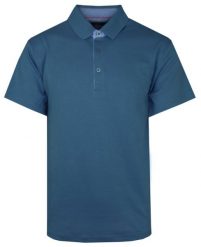 Koszulka POLO, Ciemna Niebieska Casualowa, Krótki Rękaw, Jednokolorowa, T-shirt -BARTEX. Niebieskie koszulki polo męskie Bartex, m, bez wzorów, z bawełny, bez ramiączek. Za 139.00 zł.