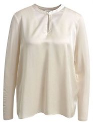 Milano Italy Bluzka w kolorze kremowym rozmiar: XS. Brązowe bluzki damskie Milano Italy, xs, bez wzorów, z wiskozy, bez kołnierzyka, bez ramiączek. Za 173.99 zł.