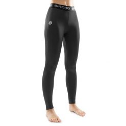 Damskie narciarskie legginsy termoaktywne Sporty zimowe Siroko Baum. Czarne bielizna termoaktywna damska SIROKO, m, bez wzorów, z materiału. Za 171.00 zł.
