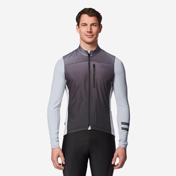 Second Life - Koszulka rowerowa szosowa Van Rysel EDR długi rękaw - Stan Dobry. Szare t-shirty sportowe męskie VAN RYSEL, na zimę, l, z materiału, bez ramiączek, rowerowe. Za 125.99 zł.