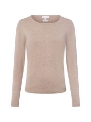 Brookshire Sweter z dzianiny DAmen Kobiety drobna dzianina beżowy|brązowy marmurkowy, XXL. Brązowe swetry klasyczne damskie brookshire, na jesień, xxl, z bawełny, bez kołnierzyka. Za 139.95 zł.