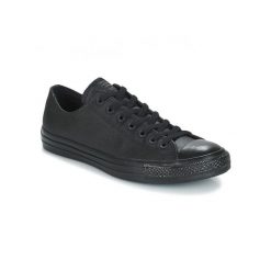 Buty na co dzień trampki unisex CONVERSE ALL STAR niskie skóra. Czarne trampki i tenisówki damskie Converse, bez wzorów, ze skóry, bez zapięcia. Za 349.00 zł.