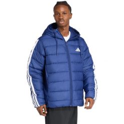Kurtka męska adidas Essentials CLIMAWARM 3-Stripes. Niebieskie kurtki męskie Adidas, m, bez wzorów, z poliesteru, sportowe, bez kaptura. Za 427.99 zł.