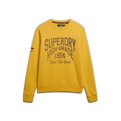Bluza Superdry Coastal. Żółte bluzy bez kaptura męskie Superdry., l, z materiału. Za 317.90 zł.