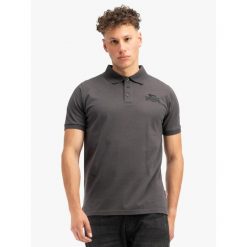 Koszulka polo o klasycznym kroju Lonsdale Lambston. Szare koszulki polo męskie Lonsdale, s, z aplikacjami, z bawełny, bez ramiączek. Za 230.00 zł.