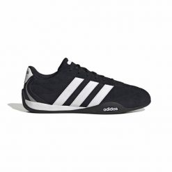 Buty męskie ADIDAS ADIPISTA 38. Czarne buty sportowe na co dzień męskie Adidas, z gumy, bez zapięcia, trekkingowe. Za 299.00 zł.