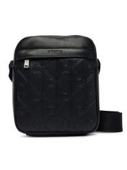 Calvin Klein Saszetka Emblem Aop Deboss Reporter LV04D3562G Czarny. Czarne saszetki męskie CALVIN KLEIN, ze skóry. Za 369.99 zł.