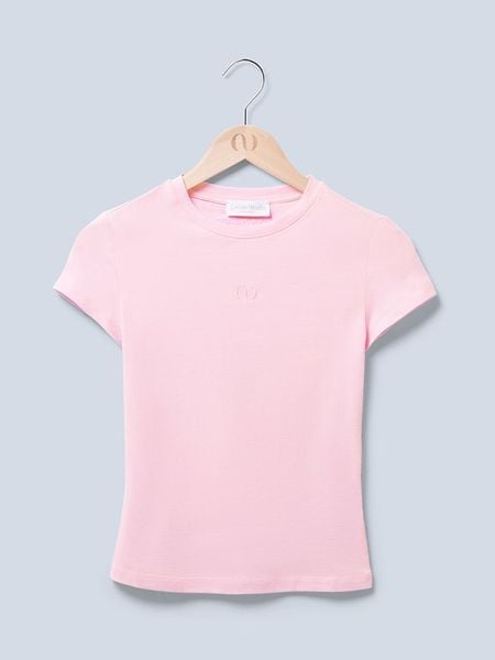 LeGer Koszulka w kolorze jasnoróżowym rozmiar: 40. Różowe bluzki damskie LeGer, bez wzorów, bez kołnierzyka. Za 104.89 zł.