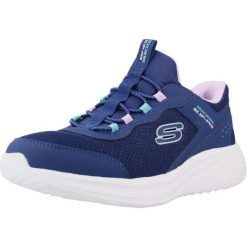 Buty SKECHERS BOUNDER PRO - STEP ONE Niebieski. Niebieskie obuwie treningowe damskie Skechers, na fitness i siłownię. Za 191.99 zł.