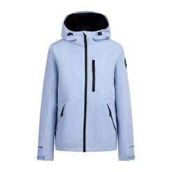 Kurtka Damska Robina DLX. Niebieskie kurtki damskie Trespass, bez wzorów, bez kaptura. Za 519.99 zł.