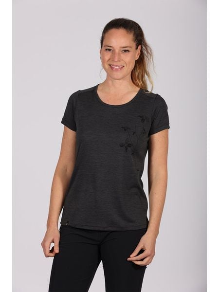 Maul Sport Koszulka funkcyjna "Bony II Fresh" w kolorze antracytowym rozmiar: 42. Czarne bluzki sportowe damskie Maul Sport, bez kołnierzyka, bez ramiączek. Za 86.99 zł.