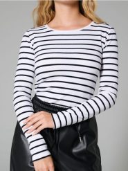 Koszulka z długimi rękawami - wielobarwny. T-shirty damskie Sinsay, l, bez wzorów, z materiału, bez kołnierzyka. W wyprzedaży za 14.99 zł.