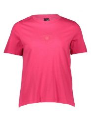 Vero Moda Koszulka w kolorze różowym rozmiar: M. Różowe bluzki damskie Vero Moda, m, bez wzorów, z bawełny, bez kołnierzyka, bez ramiączek. Za 43.88 zł.