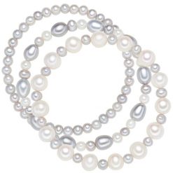 Valero Pearls Bransoletka z pereł Perła hodowlana słodkowodna Bransoletki 1 ct Damski. Białe bransoletki damskie Valero Pearls. Za 319.99 zł.