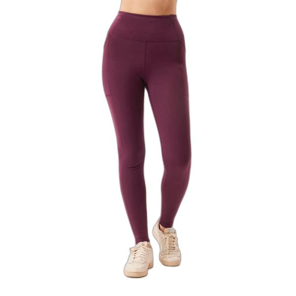 Legginsy wysoka talia 7/8 z kieszenią dla kobiet Girlfriend Collective. Czerwone legginsy damskie GIRLFRIEND COLLECTIVE, l, bez wzorów, z materiału. Za 417.50 zł.