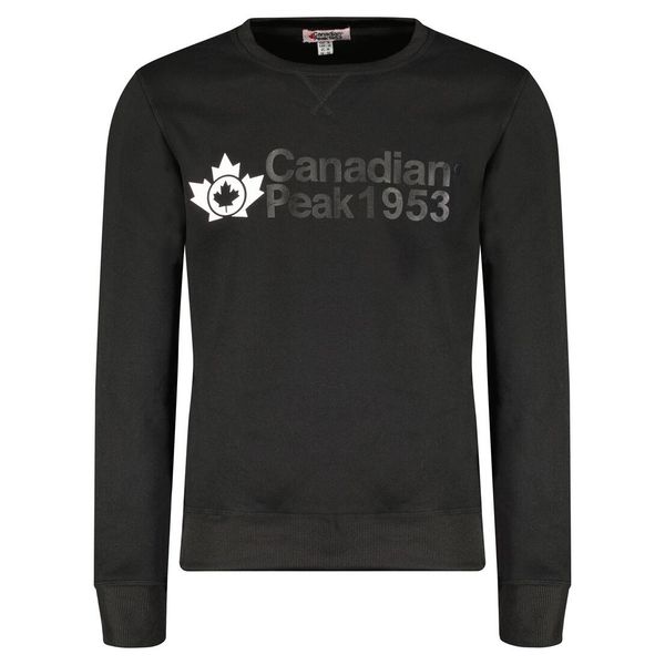 Bluza Canadian Peak GANTEAK BLACK RM MEN 317 (RBMWY4881H/CP-NOIR). Czarne bluzy bez kaptura męskie Canadian Peak, l. Za 119.00 zł.