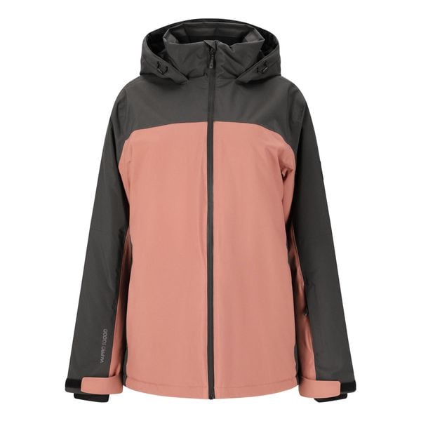 Kurtka narciarska damska Whistler Montill W-PRO 10000. Brązowe kurtki damskie WHISTLER, bez wzorów, bez kaptura. Za 399.99 zł.