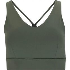 Biustonosz dla kobiet Athlecia Dilraba. Szare biustonosze sportowe damskie Athlecia, bez wzorów. Za 170.50 zł.
