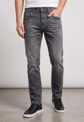 Męskie Spodnie Jeansowe Mustang Style Washington Straight Denim Black 1017689 4000 883. Czarne spodnie materiałowe męskie Mustang, bez wzorów, z denimu. Za 179.99 zł.
