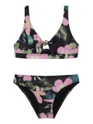 Roxy Strój kąpielowy Shadow Floral ERGX203628 Czarny. Czarne stroje kąpielowe dziewczęce Roxy, bez wzorów, z syntetyku. Za 159.99 zł.