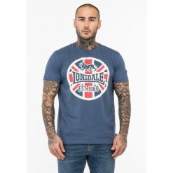 T-shirt regularny Lonsdale Lunklet. Niebieskie t-shirty męskie Lonsdale, s, bez wzorów, z bawełny, bez kołnierzyka. Za 120.00 zł.