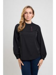 Marks & Spencer Bluzka w kolorze czarnym rozmiar: 40. Czarne bluzki damskie Marks & Spencer, bez wzorów, bez kołnierzyka, bez ramiączek. Za 66.93 zł.