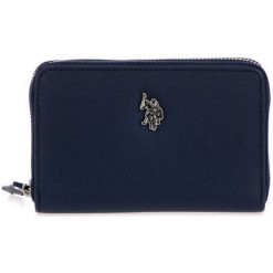 U.S. POLO ASSN. portfel damski Portsmouth ciemnoniebieski. Niebieskie portfele damskie U.S. Polo Assn., bez wzorów. Za 189.00 zł.