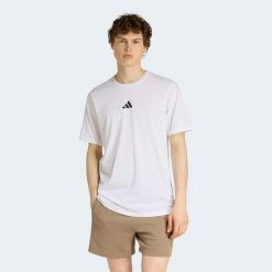 Koszulka sportowa męska ADIDAS. T-shirty sportowe męskie Adidas, l, z materiału, bez ramiączek, na fitness i siłownię, climacool (adidas). Za 159.99 zł.