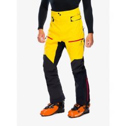 Spodnie z membraną męskie La Sportiva Supercouloir GTX Pro Pant. Żółte spodnie materiałowe męskie La Sportiva, bez wzorów, sportowe. Za 2,361.99 zł.