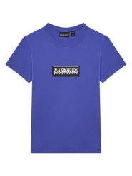 Napapijri T-Shirt S-Chamois NP0A4HYL M Niebieski Regular Fit. Niebieskie t-shirty chłopięce Napapijri, bez wzorów, z bawełny, bez ramiączek. Za 69.99 zł.