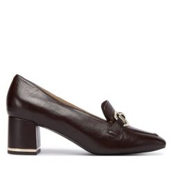 Czółenka Caprice. Czarne czółenka damskie Caprice, bez wzorów, bez obcasa. Za 229.99 zł.