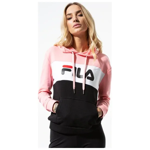 Fila Bluza Lori Hoody , różowy, rozmiar M. Czerwone bluzy z kapturem damskie Fila, m, z bawełny. Za 329.99 zł.