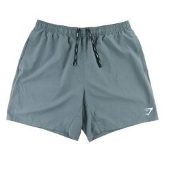 Second life - Gymshark krótki spodenki męskie do biegania - Jak nowy. Szare szorty sportowe męskie Gymshark, l, z materiału, do biegania. Za 85.16 zł.