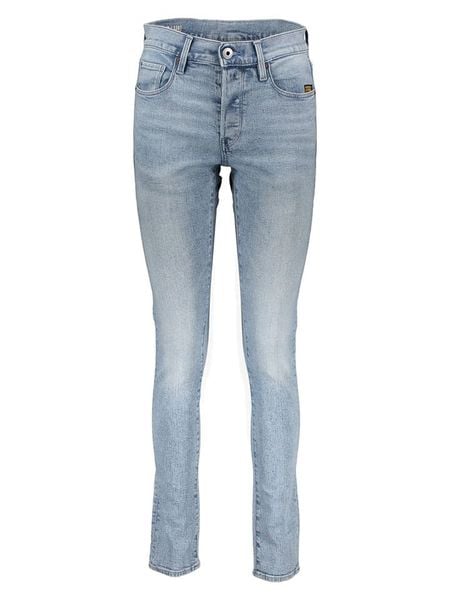 G-Star Dżinsy - Slim fit - w kolorze błękitnym rozmiar: W31/L34. Niebieskie jeansy damskie G-Star, z podwyższonym stanem. Za 269.95 zł.