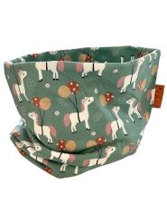 LiVi Szal-koło "Unicorn green" w kolorze zielonym - 50 x 24 cm rozmiar: onesize. Zielone szaliki dziecięce LiVi, z bawełny, bez ramiączek. Za 88.43 zł.