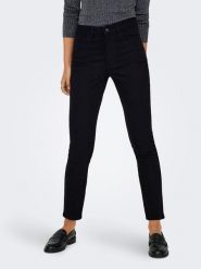 ONLY Carmakoma Dżinsy - Slim fit - w kolorze czarnym rozmiar: W31/L32. Czarne jeansy damskie Only Carmakoma, z podwyższonym stanem. Za 95.69 zł.