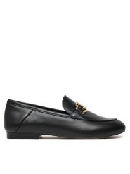Guess Lordsy FLPMAR LEA14 Czarny. Czarne mokasyny damskie Guess, ze skóry. Za 329.99 zł.