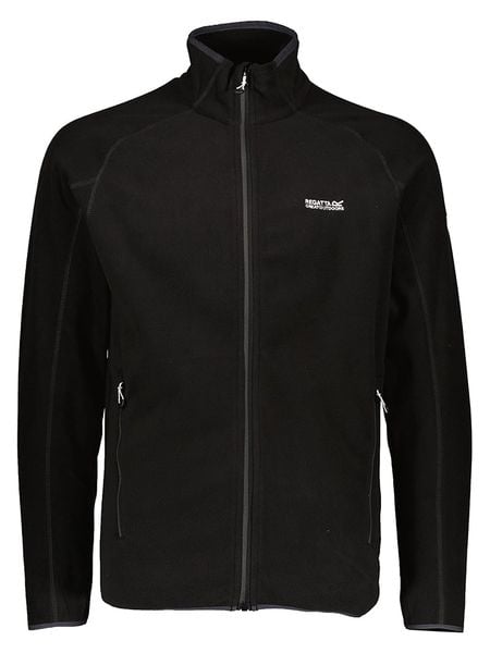 Regatta Kurtka polarowa "Hadfield" w kolorze czarnym rozmiar: 3XL. Czarne kurtki outdoor męskie Regatta, xl, bez wzorów, z materiału, bez kaptura. Za 83.42 zł.