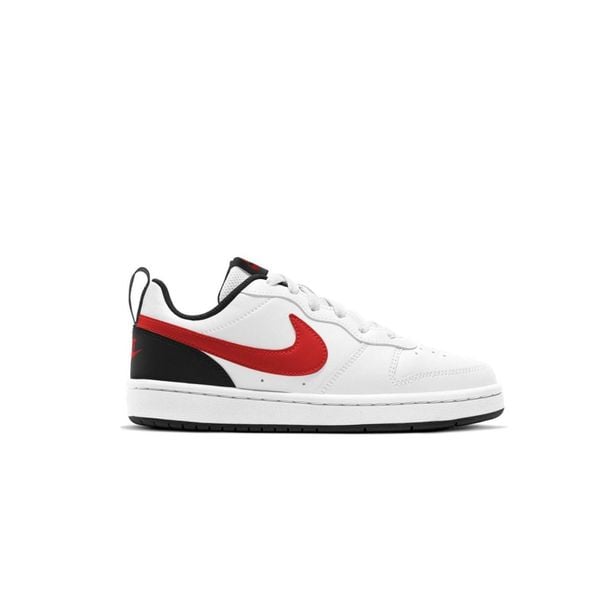 Buty Sportowe Młodzieżowe Nike Court Borough Low 2 (GS). Biała buty sportowe na co dzień damskie Nike, bez wzorów, do koszykówki, nike court. Za 228.80 zł.