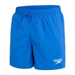 Spodenki szorty kąpielowe męskie Speedo Essentials. Niebieskie kąpielówki męskie Speedo, m, bez wzorów, z materiału, na fitness i siłownię. Za 101.98 zł.
