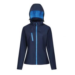 Softshell Z Kapturem Damski Venturer. Niebieskie kurtki softshell damskie Regatta, s, bez wzorów, z softshellu, z kapturem. Za 196.99 zł.