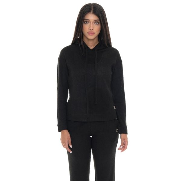 Leone 1947 Warm Touch Damen-Winter-Bluza, gerippter Kapuze zum Überziehen. Czarne bluzy bez kaptura damskie LEONE 1947 APPAREL, z bawełny. W wyprzedaży za 176.82 zł.