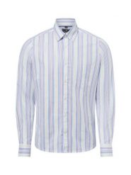 Nils Sundström koszula casual Mężczyźni Slim Fit Bawełna niebieski|wielokolorowy, XL. Niebieskie koszule męskie Nils Sundström, m, bez wzorów, z bawełny, bez kołnierzyka, bez ramiączek. Za 199.95 zł.