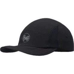 Czapka Buff 5 Panelr Solid. Czarne czapki męskie Buff, bez wzorów, z elastanu. Za 149.99 zł.