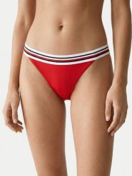 Tommy Hilfiger Dół od bikini Cheeky UW0UW06354 Czerwony. Czerwone bikini damskie Tommy Hilfiger, bez wzorów. Za 189.99 zł.