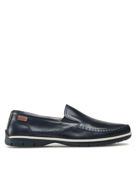 Pikolinos Półbuty M9A-3111 Granatowy. Niebieskie półbuty męskie Pikolinos, ze skóry, bez zapięcia. Za 349.99 zł.