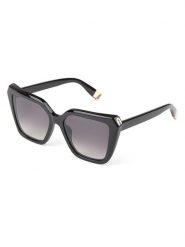 Furla Damskie okulary przeciwsłoneczne w kolorze czarno-szarym rozmiar: 55. Czarne okulary przeciwsłoneczne damskie Furla. Za 347.99 zł.