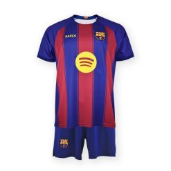 Strój domowy FC Barcelona Junior Lamine Yamal nr 10 2025/26 Blaugrana. Niebieskie szorty męskie FC Barcelona, bez wzorów, sportowe. Za 294.99 zł.